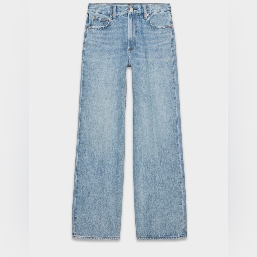 Aritzia Denim Forum Farrah Hi-Rise Wide Leg Jeans